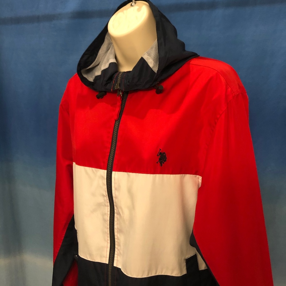 Red White & Blue U.S. Pollo Rainjacket - Picture 6 of 7
